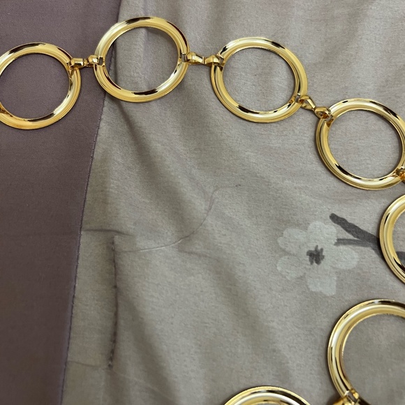 Gold Toned Fashion Nova Chain-Belt | Used once, in great condition | 44 1/2 inch - Picture 4 of 4